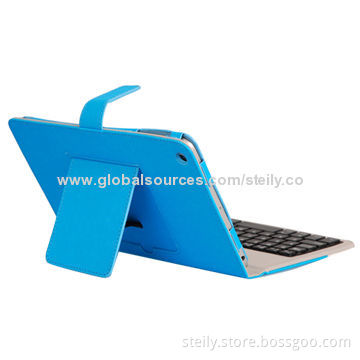 PU Leather Keyboard Case for iPad 5/iPad Air, with Stand Support, Various Colors are Available